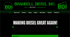 Desktop Screenshot of brandelldiesel.com