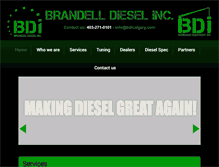 Tablet Screenshot of brandelldiesel.com